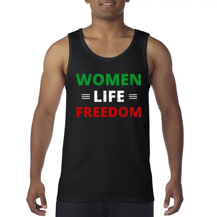 Women Life Freedom Shirt Zan Zendegi Azadi Iran Tank Top