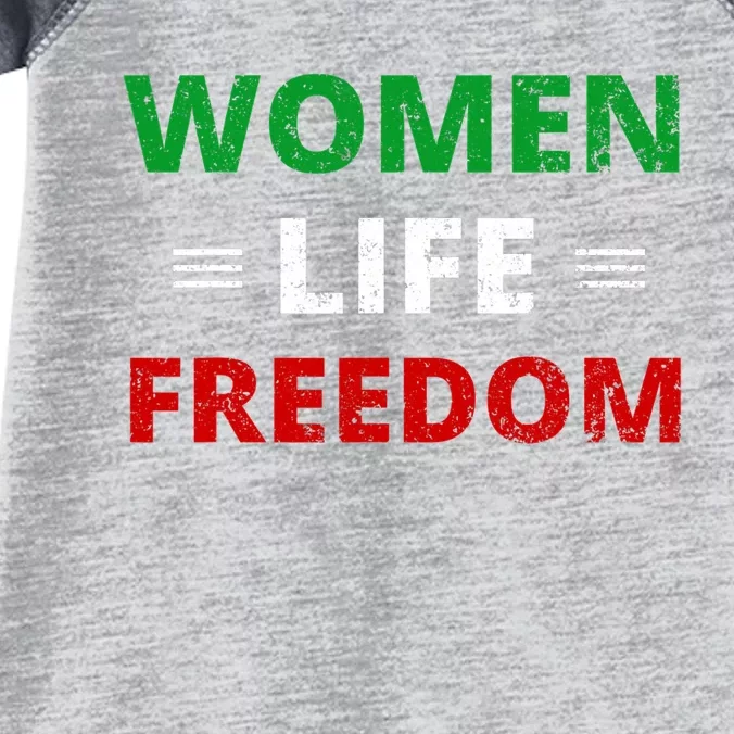 Women Life Freedom Shirt Zan Zendegi Azadi Iran Infant Baby Jersey Bodysuit