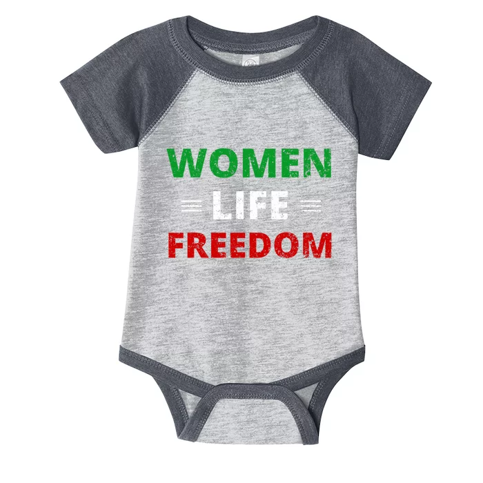 Women Life Freedom Shirt Zan Zendegi Azadi Iran Infant Baby Jersey Bodysuit