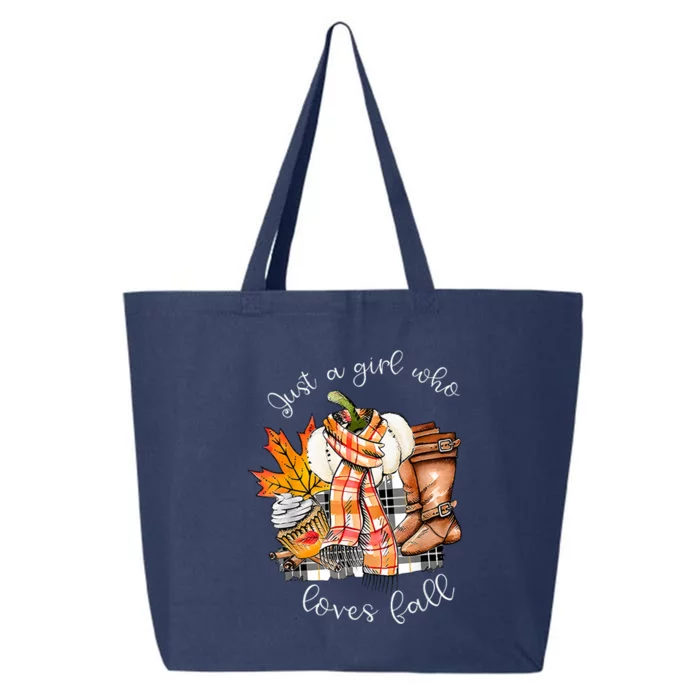 Who Loves Fall Football Thankving Fall Autumn 25L Jumbo Tote