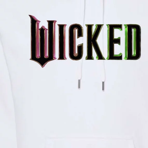 Wicked Logo Funny Witch Premium Hoodie