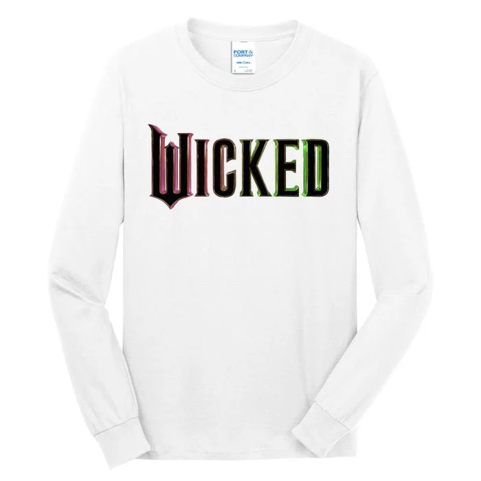 Wicked Logo Funny Witch Tall Long Sleeve T-Shirt