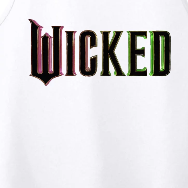 Wicked Logo Funny Witch Performance Tank