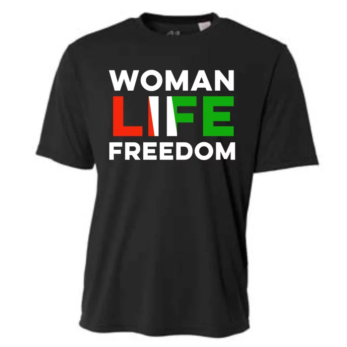 Woman Life Freedom Stand With Women Freedom Cooling Performance Crew T-Shirt