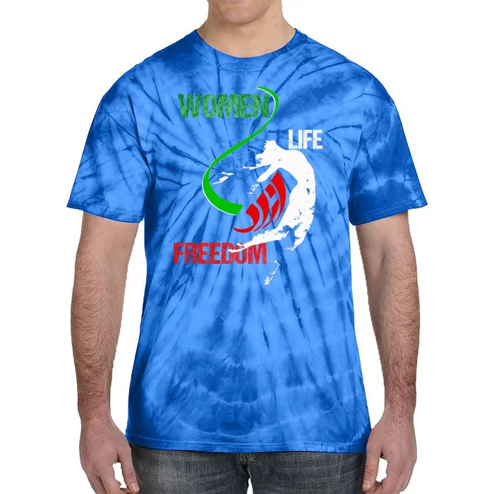 Wo Life Freedom Zan Zendegi Azadi Iran Freedom Gift Tie-Dye T-Shirt