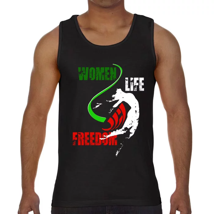 Women Life Freedom Iran Protest Comfort Colors® Tank Top