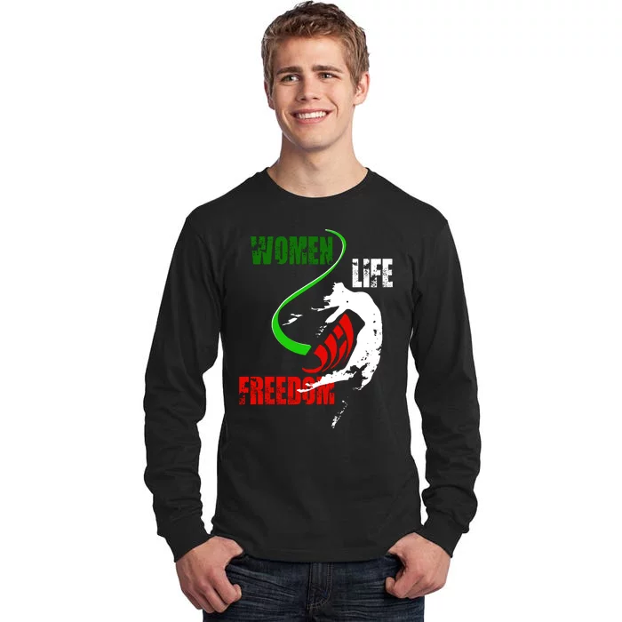 Women Life Freedom Iran Protest Tall Long Sleeve T-Shirt