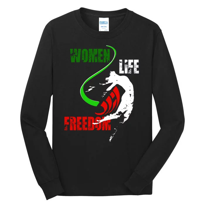 Women Life Freedom Iran Protest Tall Long Sleeve T-Shirt