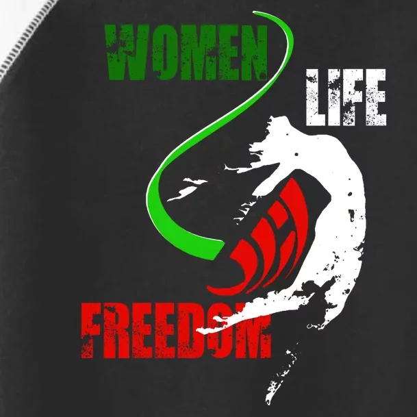 Women Life Freedom Iran Protest Toddler Fine Jersey T-Shirt