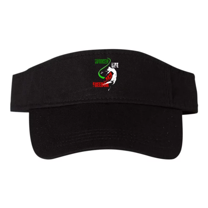 Women Life Freedom Iran Protest Valucap Bio-Washed Visor