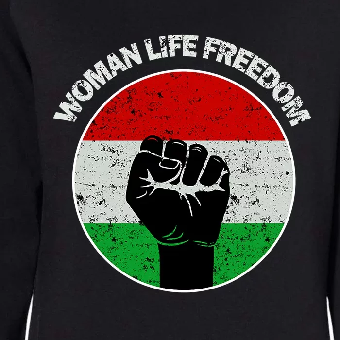 Woman Life Freedom Iran, Rise With Women Of Iran Womens California Wash Sweatshirt