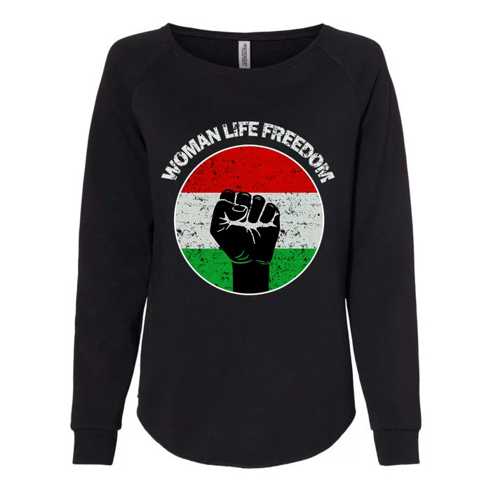 Woman Life Freedom Iran, Rise With Women Of Iran Womens California Wash Sweatshirt