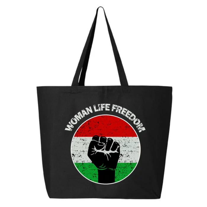 Woman Life Freedom Iran, Rise With Women Of Iran 25L Jumbo Tote