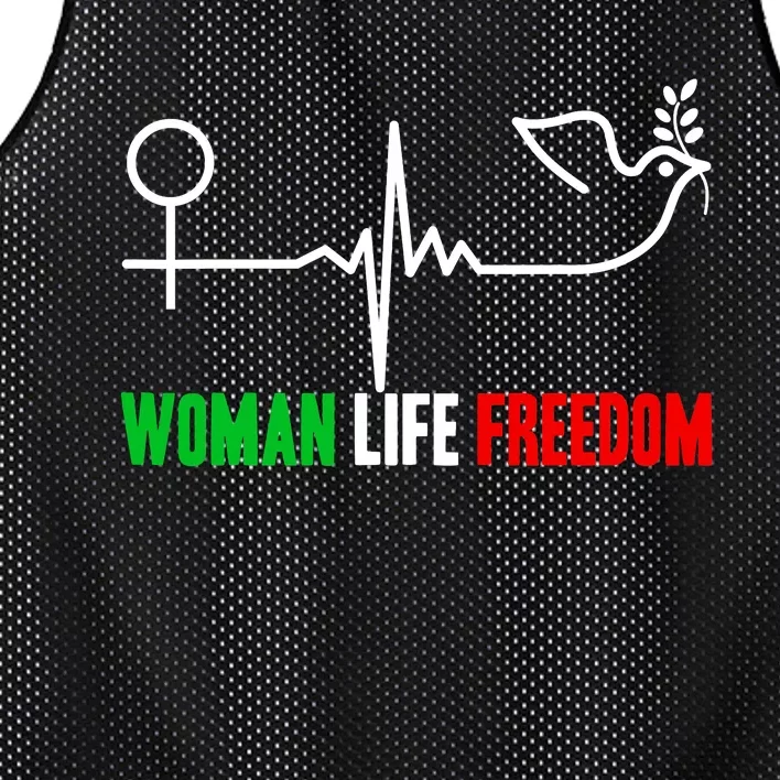 Woman Life Freedom Zan Zendegi Azadi  Life Freedom Mesh Reversible Basketball Jersey Tank