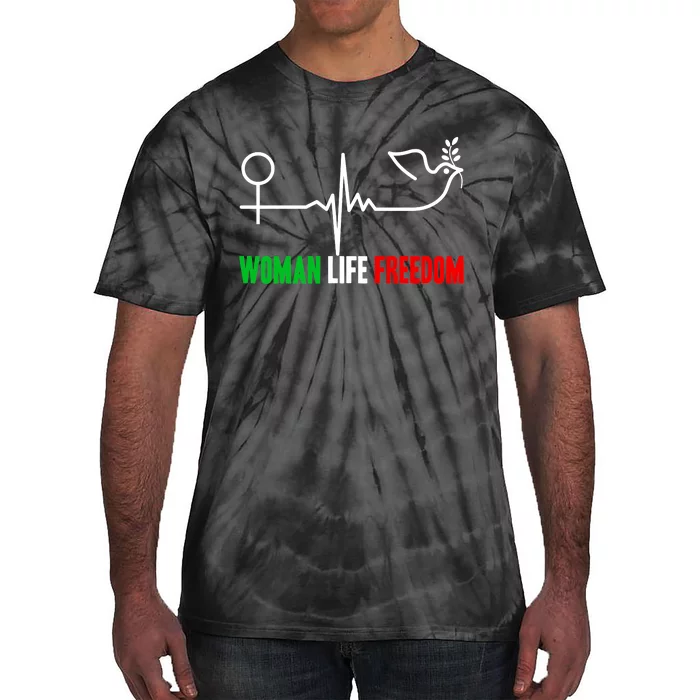 Woman Life Freedom Zan Zendegi Azadi  Life Freedom Tie-Dye T-Shirt