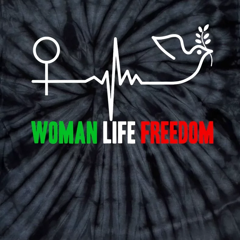 Woman Life Freedom Zan Zendegi Azadi  Life Freedom Tie-Dye T-Shirt