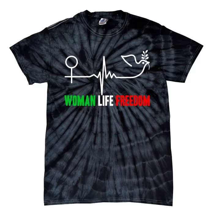 Woman Life Freedom Zan Zendegi Azadi  Life Freedom Tie-Dye T-Shirt