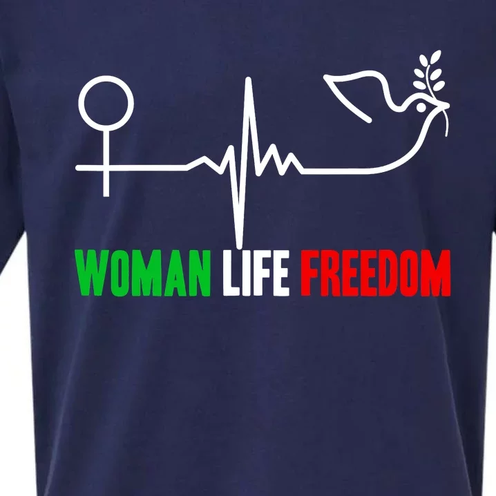 Woman Life Freedom Zan Zendegi Azadi  Life Freedom Sueded Cloud Jersey T-Shirt