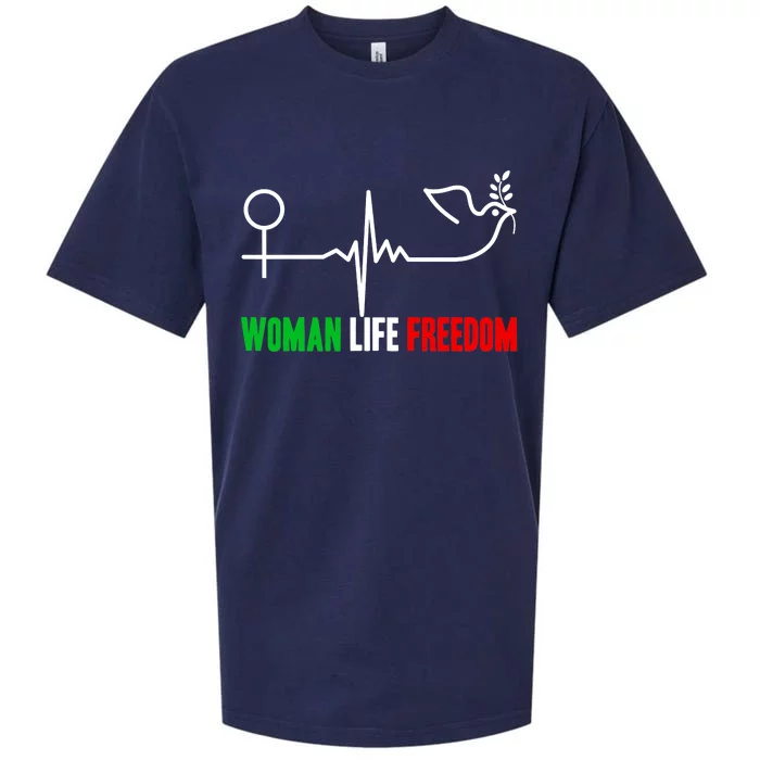 Woman Life Freedom Zan Zendegi Azadi  Life Freedom Sueded Cloud Jersey T-Shirt