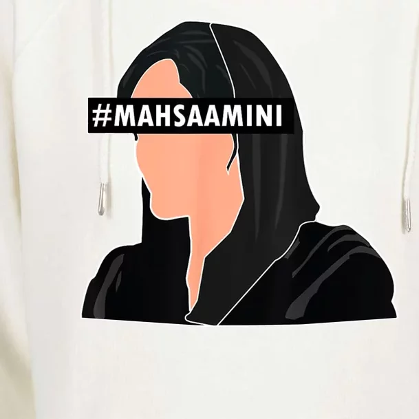 Women Life Freedom Iran #Mahsa Amini Womens Funnel Neck Pullover Hood