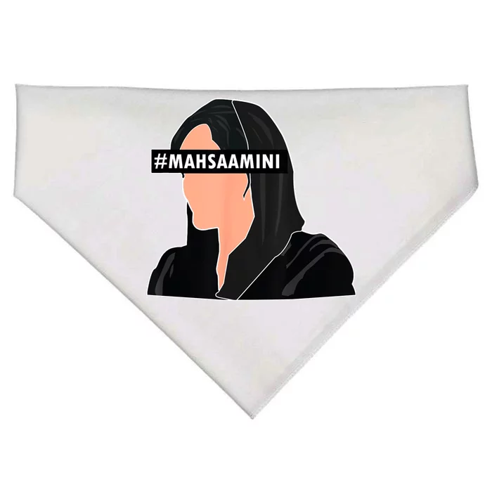 Women Life Freedom Iran #Mahsa Amini USA-Made Doggie Bandana