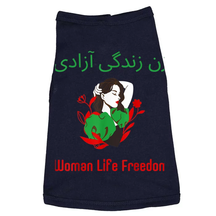 Woman Life Freedom Zan Zendegi Azadi Persian Woman Iran Doggie Tank