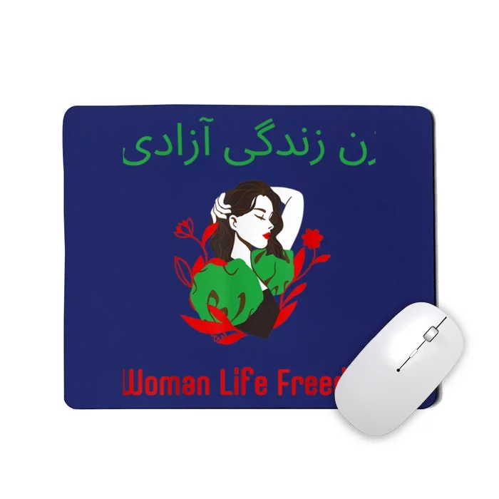 Woman Life Freedom Zan Zendegi Azadi Persian Woman Iran Mousepad