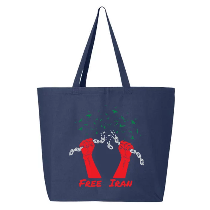 Wo Life Freedom Free Iran Gift 25L Jumbo Tote