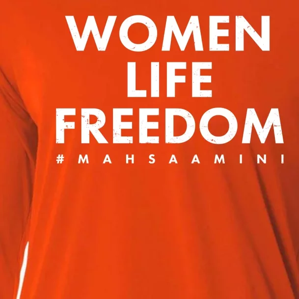 Women Life Freedom #Mahsa Amini Cooling Performance Long Sleeve Crew