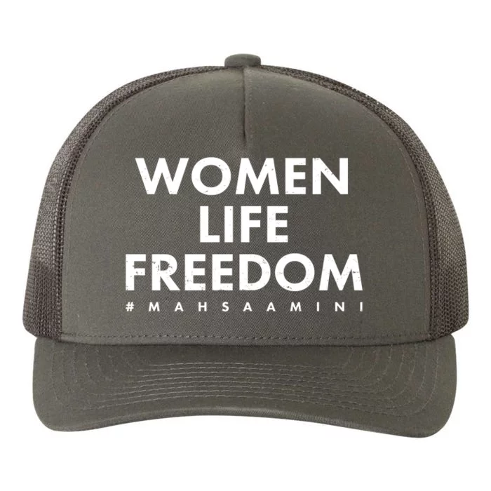 Women Life Freedom #Mahsa Amini Yupoong Adult 5-Panel Trucker Hat