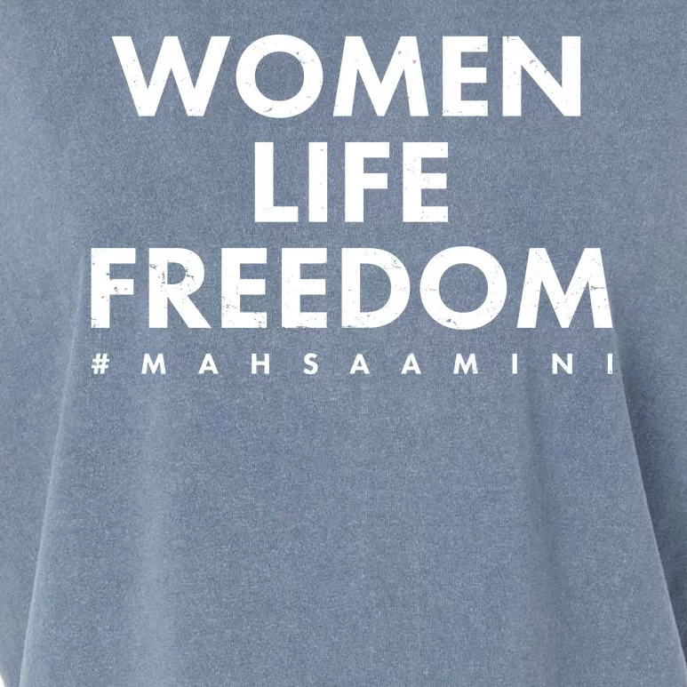 Women Life Freedom #Mahsa Amini Garment-Dyed Women's Muscle Tee