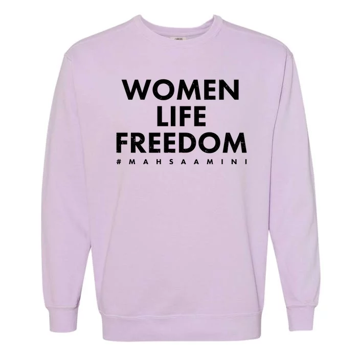 Women Life Freedom #Mahsa Amini Garment-Dyed Sweatshirt