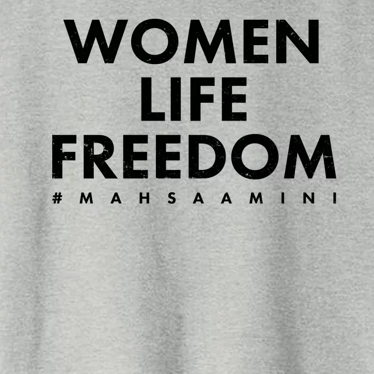 Women Life Freedom #Mahsa Amini Women's Crop Top Tee