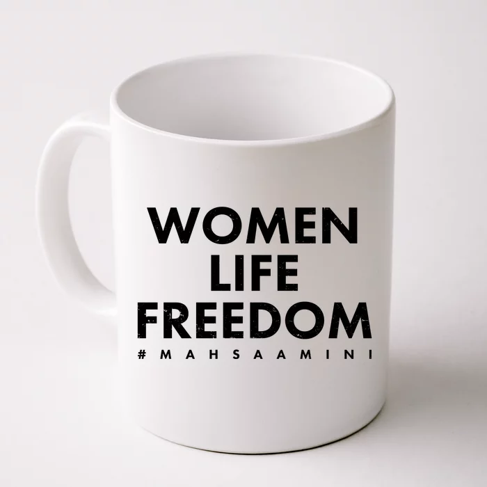 Women Life Freedom #Mahsa Amini Front & Back Coffee Mug