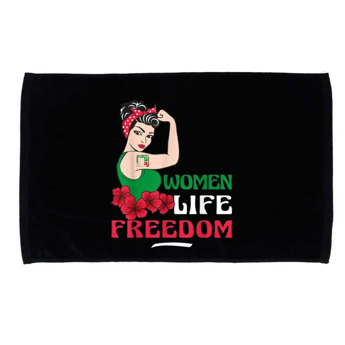 Wo Life Freedom, Support Wo Iran, Cute Iranian Wo Microfiber Hand Towel