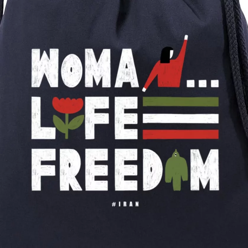 Wo Life Freedom Funny Gift Drawstring Bag