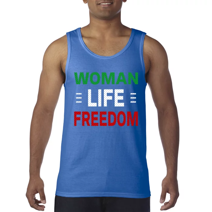 Wo Life Freedom Gift Freedom For Iran Gift Tank Top