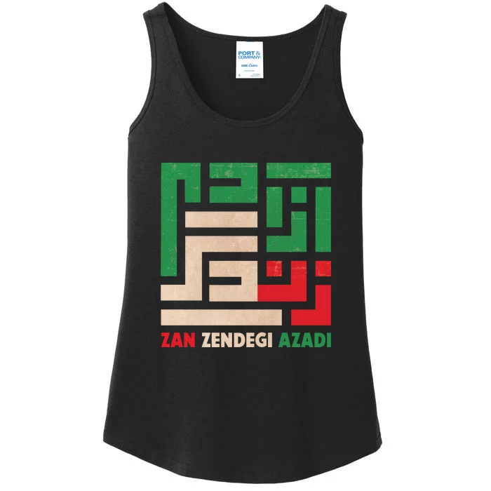 Women Life Freedom Mahsa Amini Zan Zendegi Azadi Iran Ladies Essential Tank