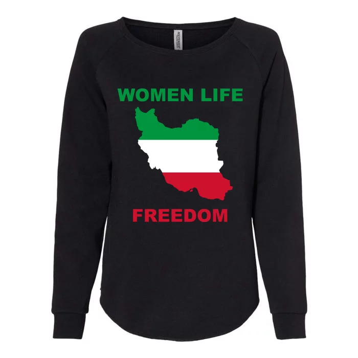 Women Life Freedom Iranian Mahsa Amini Womens California Wash Sweatshirt