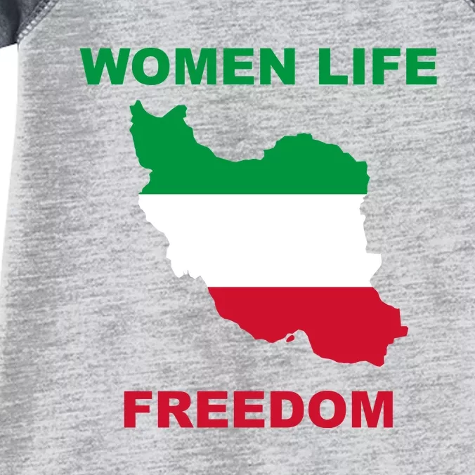 Women Life Freedom Iranian Mahsa Amini Infant Baby Jersey Bodysuit