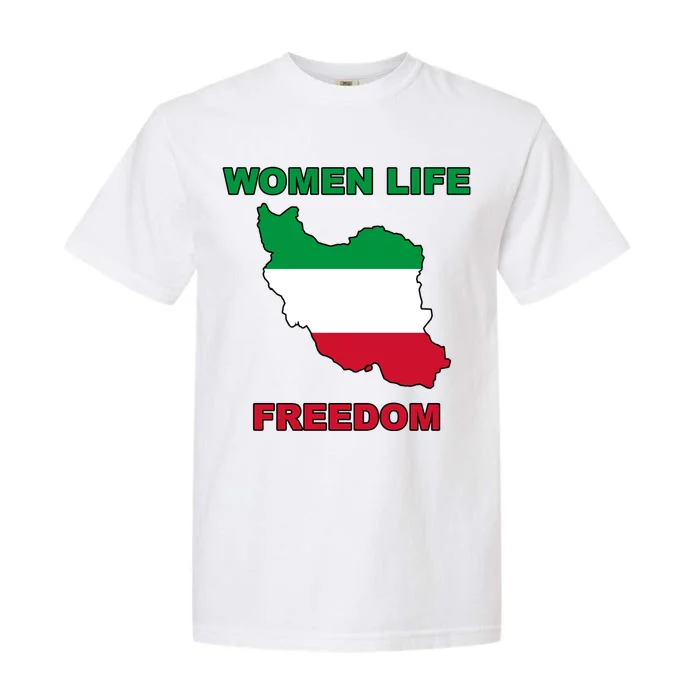 Women Life Freedom Iranian Mahsa Amini Garment-Dyed Heavyweight T-Shirt