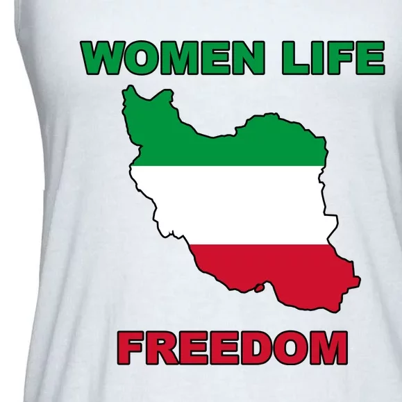 Women Life Freedom Iranian Mahsa Amini Ladies Essential Flowy Tank