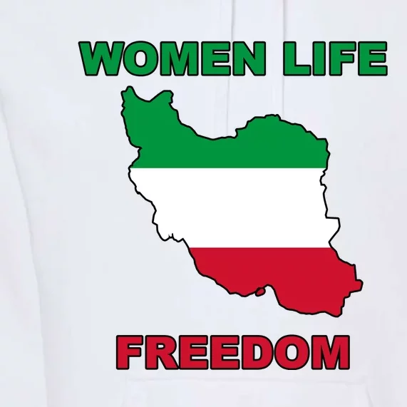 Women Life Freedom Iranian Mahsa Amini Premium Hoodie