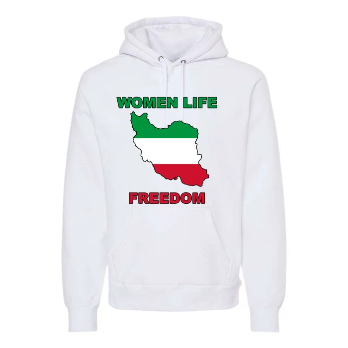 Women Life Freedom Iranian Mahsa Amini Premium Hoodie