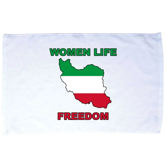 Women Life Freedom Iranian Mahsa Amini Microfiber Hand Towel