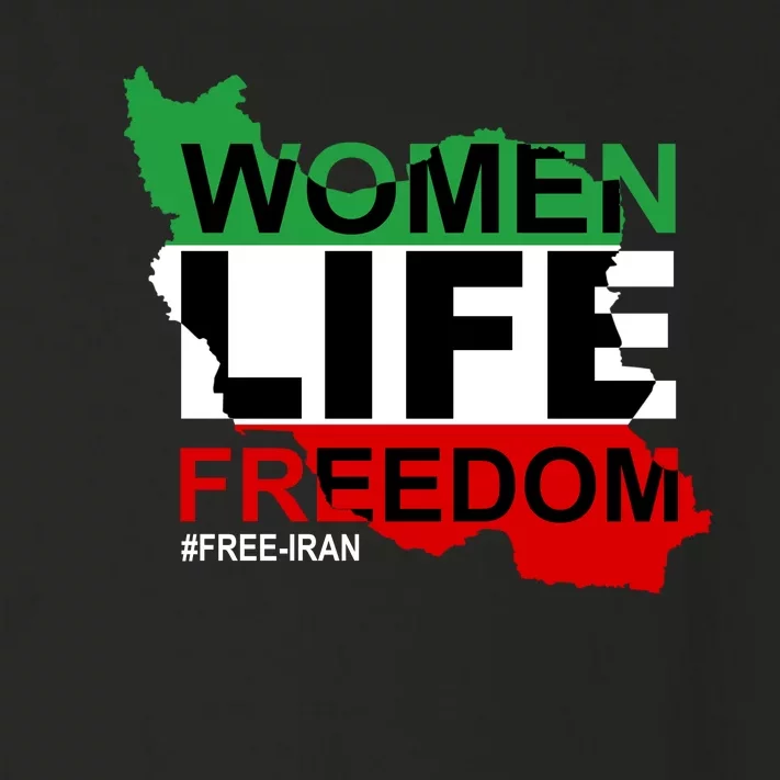 Women Life Freedom Free Iran Toddler Long Sleeve Shirt