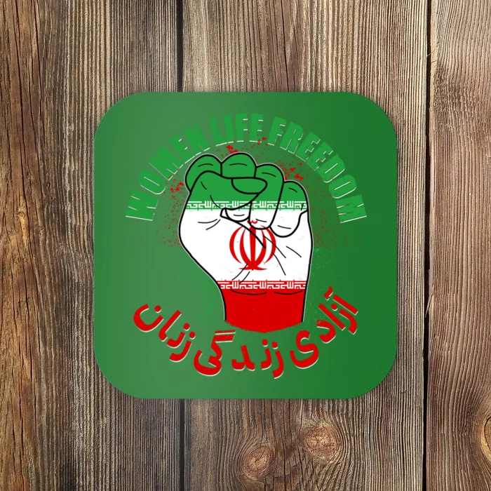 Women Life Freedom Rise With The Women Of Iran Mahsa Amini Coaster