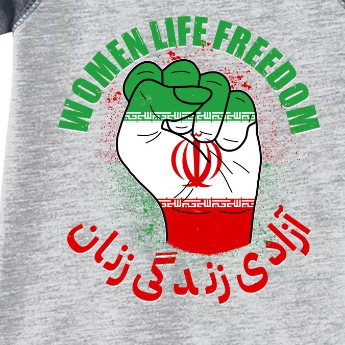 Women Life Freedom Rise With The Women Of Iran Mahsa Amini Infant Baby Jersey Bodysuit