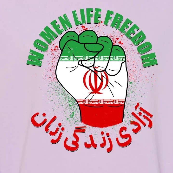 Women Life Freedom Rise With The Women Of Iran Mahsa Amini Garment-Dyed Sweatshirt