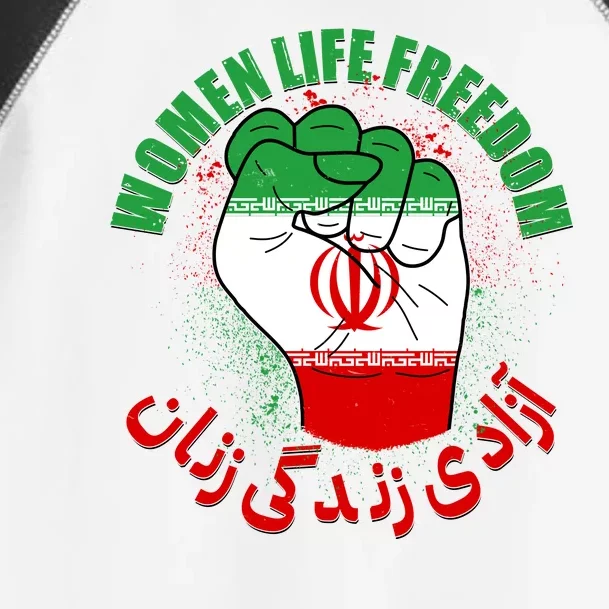 Women Life Freedom Rise With The Women Of Iran Mahsa Amini Toddler Fine Jersey T-Shirt